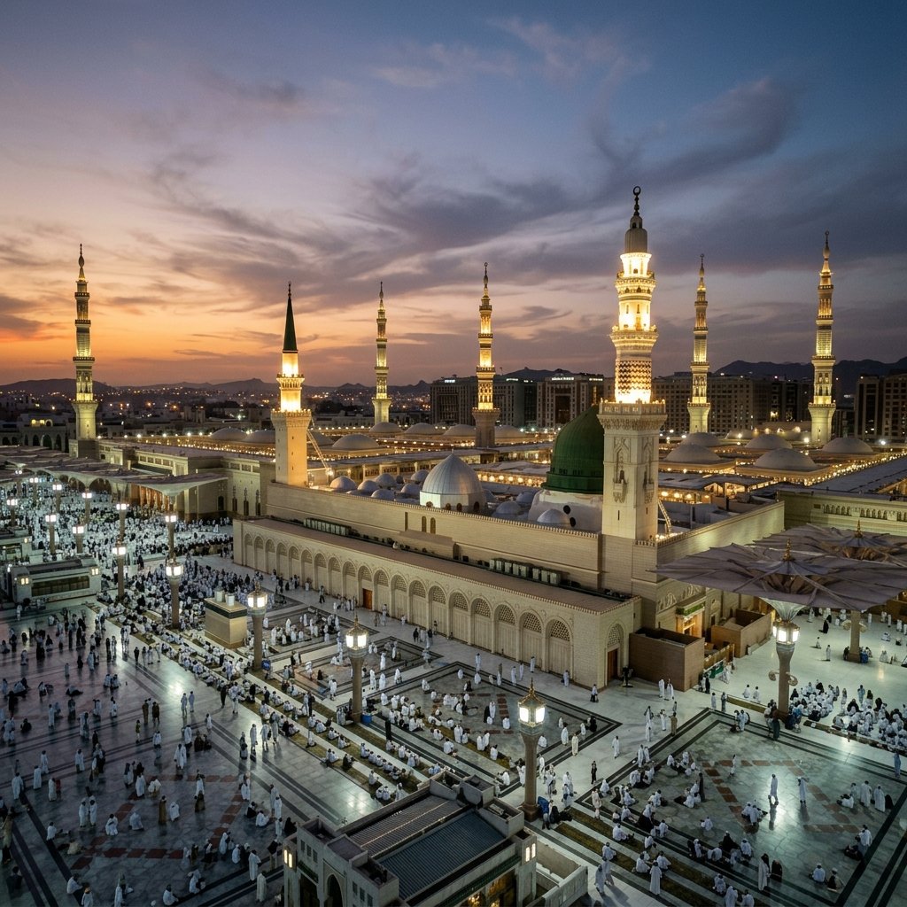Prophet's Mosque illustration